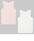 [ベビー]まいにちコットン　タンクトップ　2枚組　お花