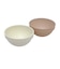 bitie(バイティ) スタッキング ボウルM 2個セット ベージュ・アイボリー