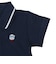 半袖　ポロロンパース　ネイビー