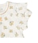 オーガニックコットン　半袖　プレオール　花　オフホワイト