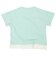 [キッズ]半袖Tシャツ　レイヤード風　ベイマックス　ペパーミント