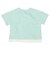[ベビー]半袖Tシャツ　レイヤード風　ベイマックス　ペパーミント