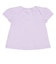 [ベビー]半袖Tシャツ　花レース　ミニー　パープル