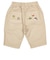 [ベビー]7分丈パンツ ポケット刺しゅう　ベージュ