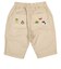 [ベビー]7分丈パンツ ポケット刺しゅう　ベージュ