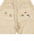 [ベビー]7分丈パンツ ポケット刺しゅう　ベージュ