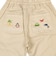 [ベビー]7分丈パンツ ポケット刺しゅう　ベージュ