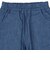 [キッズ]7分丈パンツ ポケット刺しゅう　ネイビー