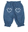 [ベビー]7分丈パンツ ポケット刺しゅう　ネイビー