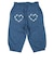 [キッズ]7分丈パンツ ポケット刺しゅう　ネイビー