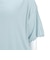 [授乳口付き]授乳がしやすい半袖Tシャツ　サックス
