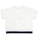 [キッズ]半袖　Tシャツ　飛び刺しゅう　オフホワイト