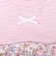 [ベビー]袖フリルTシャツ　胸切替え ピンク