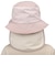 [48～54cm]サファリハット　日よけ付き　遮熱　ピンク