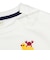 [ベビー]半袖　Tシャツ　飛び刺しゅう　オフホワイト
