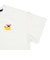 [ベビー]半袖　Tシャツ　飛び刺しゅう　オフホワイト