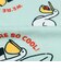 [キッズ]半袖　Tシャツ　総柄　ペパーミント