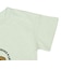 [キッズ]半袖Tシャツ　パネル　キミドリ