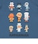 [ベビー]半袖Tシャツ　アンパンマン　ネイビー