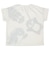 [ベビー]半袖　Tシャツ　遮熱　集合パネル　オフホワイト