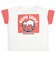[ベビー]半袖Tシャツ　バックプリント　レッド