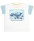 [キッズ]半袖Tシャツ　バックプリント　サックス
