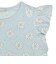 [キッズ]半袖Tシャツ　総柄　サックス