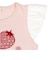 [キッズ]半袖Tシャツ　袖レース　ピンク