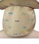 [48～54cm]じゃぶじゃぶハット　日よけ付き　総柄　ベージュ