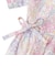 [キッズ]ペプラム甚平トドラースーツ リバティ花
