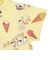 [ベビー]半袖Tシャツ　総柄　機能性　スヌーピー　イエロー