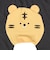 モンキーパンツ　7分丈　おしりアニマル　トラ