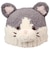 [40～48]ニット帽　アニマルモコモコ　かぞく　ねこ