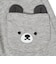 [ベビー]7分丈パンツ　アニマルポケット　グレー