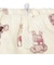[ベビー]ねんね応援長袖パジャマ　ふわふわうさぎ　アイボリー
