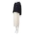 [授乳機能付き]長袖パーカードッキングワンピース　ネイビー