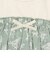 [ベビー]長袖Tシャツ　胸切替　グリーン