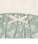 [ベビー]長袖Tシャツ　胸切替　グリーン