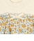[キッズ]長袖Tシャツ　胸切替　イエロー