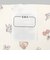 [ベビー]ふわふわコットン半袖丸首シャツ　2枚組　アニマル　ピンク