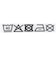 [キッズ]ふわふわコットン半袖丸首シャツ　2枚組　くるま