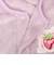 おやすみベスト　キッズ　リボンハート柄　パープル