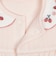 長袖ドレスオール　ふんわりあったか　襟刺しゅう　ピンク
