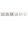 [ベビー]お着替え応援　長袖パジャマ　かぶり　パン・クッキー　アイボリー