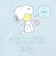 [ベビー]ウインドブレーカー　はっ水　PEANUTSBaby　サックス
