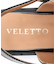 【VELETTO/ヴェレット】 スクエアトゥストラップサンダル