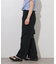 リネンレーヨンタックストレートパンツ