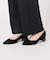 リネンレーヨンタックストレートパンツ