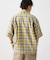T/C ガーゼ オンブレチェック 半袖シャツ