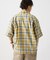 T/C ガーゼ オンブレチェック 半袖シャツ